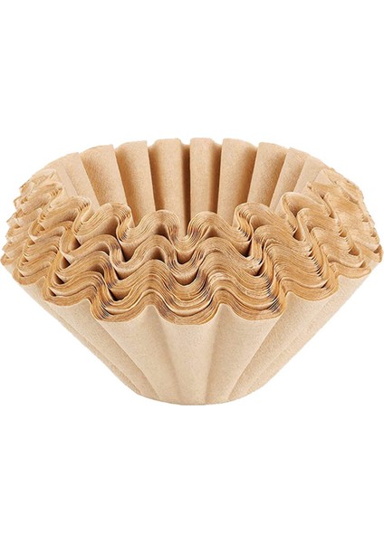 200 Adet 1-4 Fincan Kahve Filtreleri Küçük Kahve Kağıdı Filtreleri Tek Kullanımlık Sepet Filtreleri Kahverengi (Yurt Dışından)