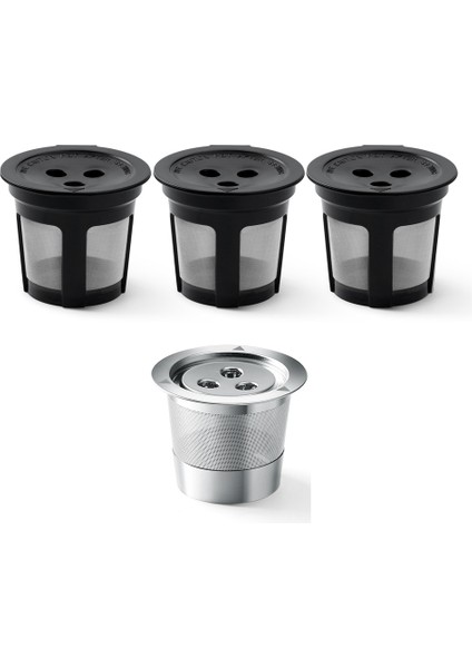 Ninja CFP201 CFP301 Kahve Makinesi Üç Delikli K Fincan Sirkülasyon Paslanmaz Çelik Kahve Kapsül Filtresi (Yurt Dışından) fırsatları
