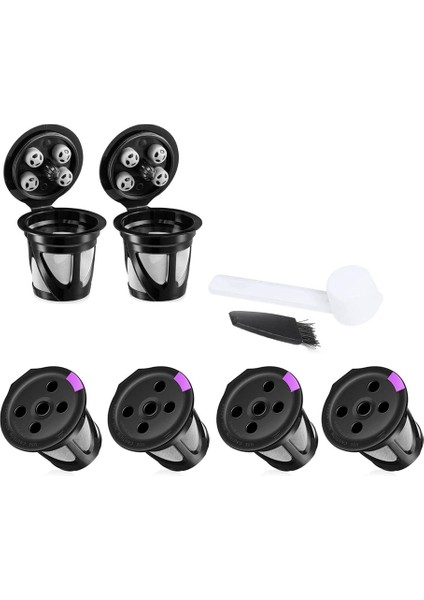 K ve K Plus Için Yeniden Kullanılabilir K Bardaklar, Yeniden Doldurulabilir Kahve Için 5 Delikli Yeniden Kullanılabilir Kahve Kapsülleri (Yurt Dışından) fiyatları