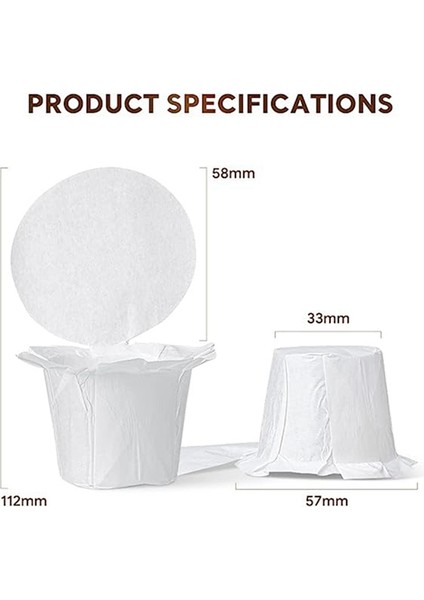 Kahve Makinesi Için Kapaklı Tek Kullanımlık Kağıt Filtreler, Yeniden Kullanılabilir Kahve K Fincanları, Biyobozunur Kağıt Kahve Filtreleri (Yurt Dışından) fiyatları