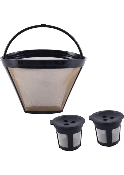 Yeniden Kullanılabilir Kahve Filtresi CFP300 Demleme Kahve Makinesi 2 Üç Delikli K Fincan Kahve Kapsülleri ve 1 Kahve Makinesi Filtresi (Yurt Dışından) fiyatları