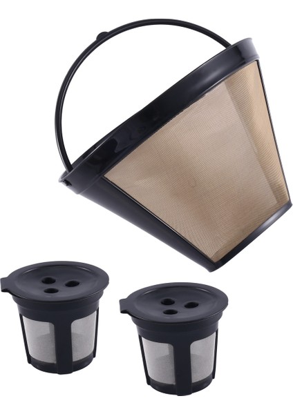 Yeniden Kullanılabilir Kahve Filtresi CFP300 Demleme Kahve Makinesi 2 Üç Delikli K Fincan Kahve Kapsülleri ve 1 Kahve Makinesi Filtresi (Yurt Dışından) fırsatları