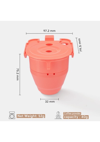 2.0 K200/K250/K300 Kahve Kapsül Bardağı Için Yeniden Kullanılabilir Filtre Kahve Pod Doldurma Kapsülleri Doğrudan Olabilir (Yurt Dışından) fırsatları