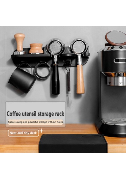 58MM Duvara Monte Kahve Depolama Rafı Hiçbir Yumruk Espresso Demleme Kolu Kahve Depolama Raf Aksesuarları (Yurt Dışından) fiyatları