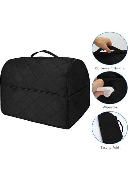 Stand Mikser Kapağı 4,5 Qt ve Tüm 5 Qt Mikserlerle Uyumlu, Koruyucu Toz Kapağı (Yurt Dışından)