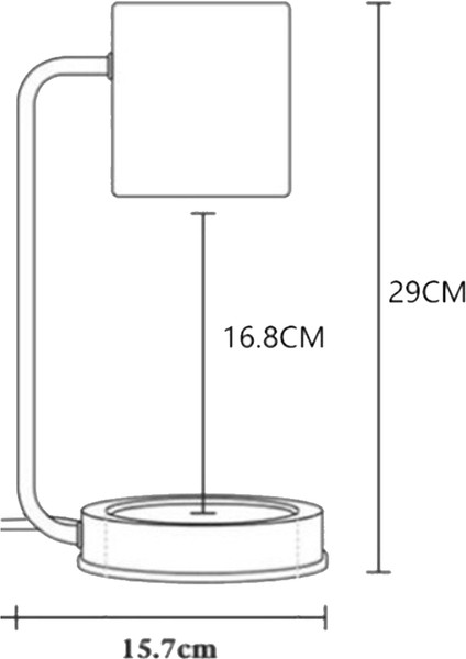 Mum Isıtıcı Lamba, Mum Lamba Uyumlu, Metal Gövde, Ayarlanabilir Işık Isısı, Gerilim 110V Us Plug (Yurt Dışından)