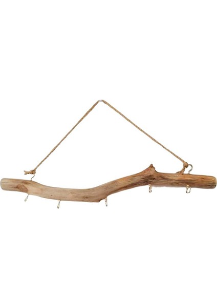 Ahşap Kanca Driftwood Kanca Vintage Dekor Malzemeleri Giriş Yolu Küçük Eşya Dolabı Için Kullanımı Kolay Şube Askı Tutucu (Yurt Dışından)