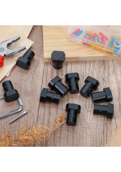 10 Adet Tezgah Köpek 19MM Tezgah Köpek Kelepçesi Alüminyum Alaşımlı Tezgah Köpek Olmayan Ped ile Masa Durdurma Ağaç Işleme Aksesuarları (Yurt Dışından) fırsatları