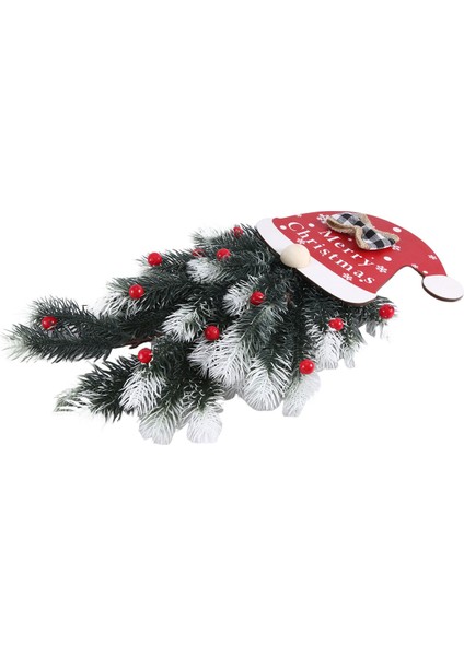 Ön Kapı Için Noel Çelengi, Noel Kapı Çelengi, Kapı Pencere Duvarı Için Yapay Noel Baba Noel Asılı Burcu, Sıradan (Yurt Dışından)