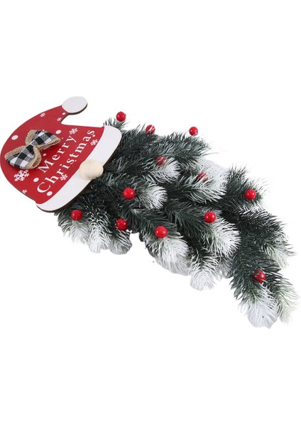 Ön Kapı Için Noel Çelengi, Noel Kapı Çelengi, Kapı Pencere Duvarı Için Yapay Noel Baba Noel Asılı Burcu, Sıradan (Yurt Dışından)