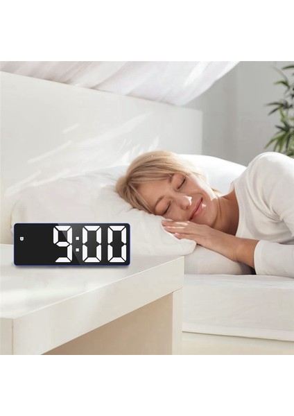 Dijital Çalar Saat, Yatak Odası Için LED Saat, Sıcaklık Göstergeli Elektronik Masaüstü Saati, Küçük Yeşil Saat (Yurt Dışından) fiyatları