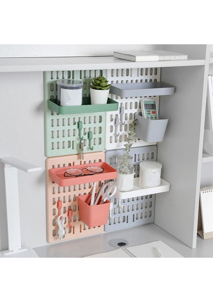 Delik Kurulu Duvar Raf Kancaları Kendinden Yapışkanlı Depolama Rafı Masa Odası Çeşitli Kulaklık Uzaktan Kumanda Depolama Aksesuarları, D, L (Yurt Dışından)