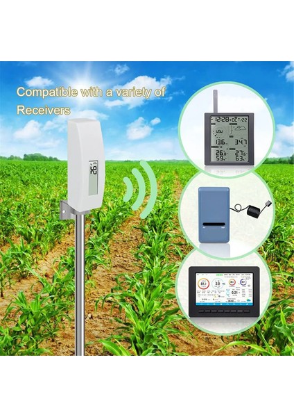 WN34S Toprak Sıcaklık Sensörü, LCD Ekranlı Su Geçirmez Toprak Test Cihazı Dijital, 11,8 Inç Sıcaklık Probu Sensörü(C) (Yurt Dışından) fırsatları