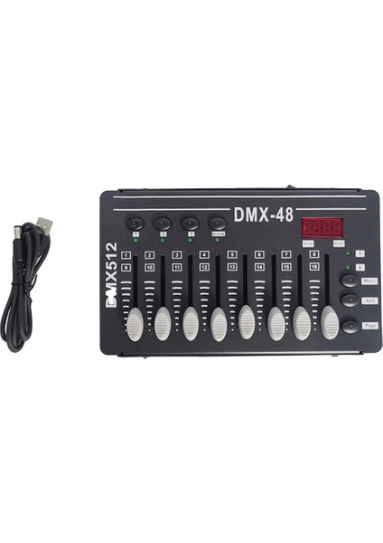Dmx Denetleyici Mini Dj Işıkları Konsol Kontrolü DMX512 LED Sahne Işığı Lazer Projektör Hareketli Kafa Duman Soğuk (Yurt Dışından)