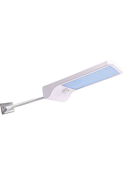 450LM 36LED Solar Sokak Lambası Montaj Çubuğu Spor Işık Hareket Sensörü Işık Bahçe Duvar Lambası Beyaz (Yurt Dışından)