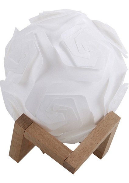 Aydınlatma Ay Lambası 5.9 Inç 16 Renk LED 3D Ay Işığı, Kız Erkek Çocuklar Kadınlar Için Lamba Ay Gece Lambası Doğum Günü (Yurt Dışından)