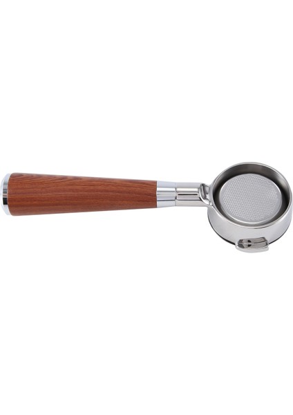 58MM Çift Kulak Kahve Makinesi Filtre Tutucu E61 Ahşap Saplı Stil F ile Dipsiz Portafilter (Yurt Dışından)