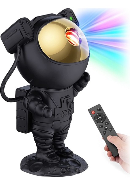 Yıldız Projektörü Galaxy Gece Lambası - Astronot Uzay Projektörü, Zamanlayıcılı Uzaktan Kumandalı Yıldızlı Tavan Lambası, Çocuk Odası Dekoru (Yurt Dışından)