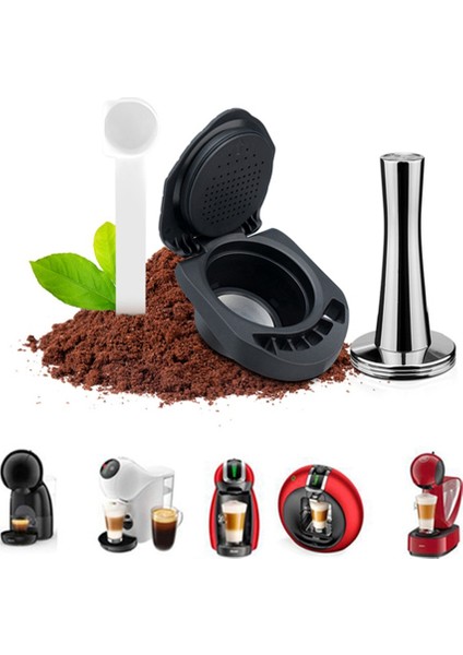Yeniden Kullanılabilir Iki Parçalı Takım Adaptörü Espresso Kahve ile Doldurulabilir (Yurt Dışından) indirimleri