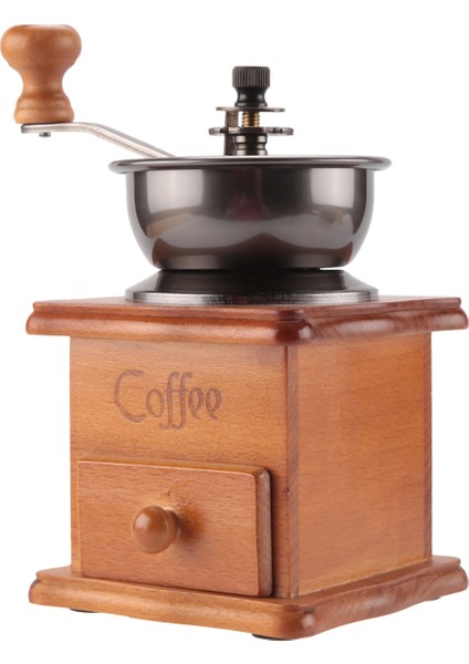 Kahve Çekirdeği Öğütücü Ahşap Manuel Kahve Değirmeni El Paslanmaz Çelik Retro Kahve Baharat Mini Çapak Değirmeni Seramik (Yurt Dışından) fiyatları