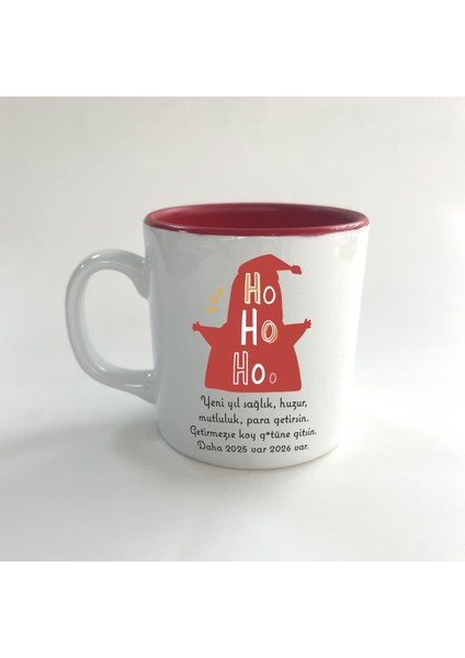 Getirmezse Koy G.tüne Gitsin Baskılı Kırmızı Multi Yılbaşı Kupası