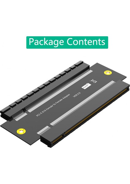 Pcı-E X16 Dişi - Dişi Adaptör Konnektörü Pcı Express 3.0 16X - 16X Genişletici Yükseltici Dönüştürücü Pcb Kartı Tasarımı (Yurt Dışından)