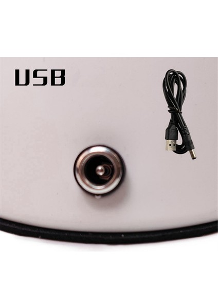 Masa Lambası USB Şarj Dokunmatik LED Göz Koruma Atmosferi Dekoratif Masa Lambası Beyaz (Yurt Dışından)
