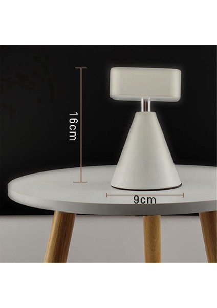 Masa Lambası USB Şarj Dokunmatik LED Göz Koruma Atmosferi Dekoratif Masa Lambası Beyaz (Yurt Dışından)