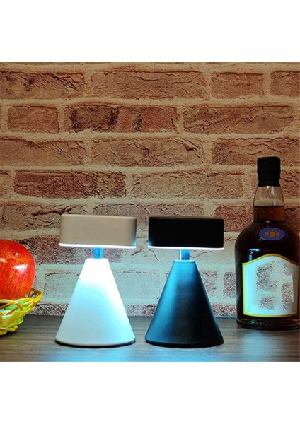 Masa Lambası USB Şarj Dokunmatik LED Göz Koruma Atmosferi Dekoratif Masa Lambası Beyaz (Yurt Dışından)
