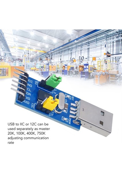 Usb'den Iıc'ye Adaptör Modülü, Usb'den Iıc'ye I2C Uart Dönüştürücü Adaptör Modülü Elektronik Bileşenler (Yurt Dışından)