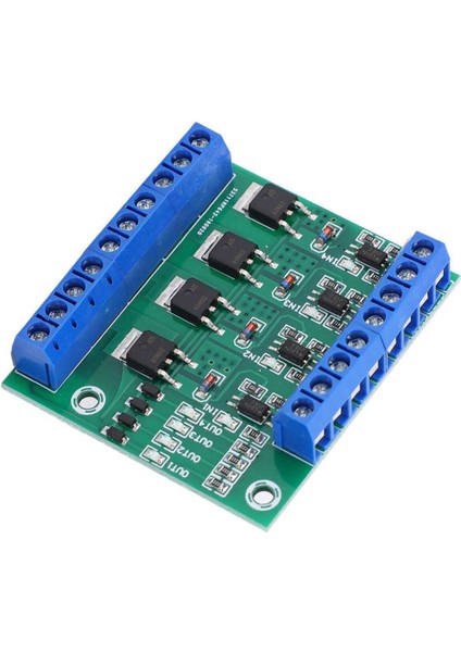 4 Kanal Mos Tüp Alan Offect Tüp Modülü Amplifikatör Devre Kartı Sürücü Modülü Optocoupler Izolasyon Dc Modülü (Yurt Dışından)