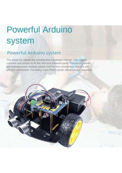 Araba Akıllı Robot Programlama Kiti Dıy Elektronik Kit Akıllı Araba Robot Kiti Programlama Öğrenme Programlama Kiti (Yurt Dışından)