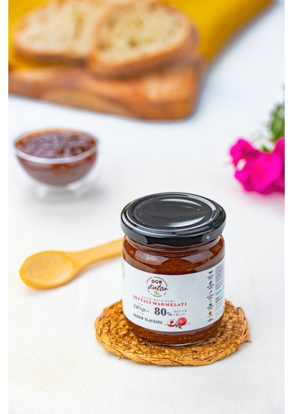 Şeker Ilavesiz Şeftali Marmelatı 250 gr