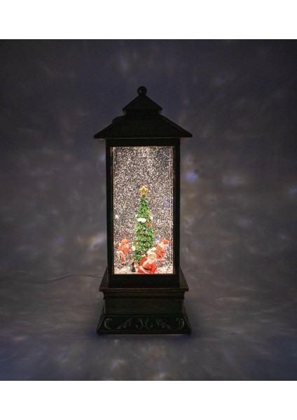 Dönen Noel Baba Işıklı ve Müzikli Kar Küresi fırsatları