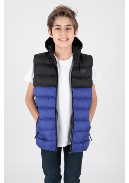 Erkek Çocuk Garnili Trend Şişme Yelek AK216364