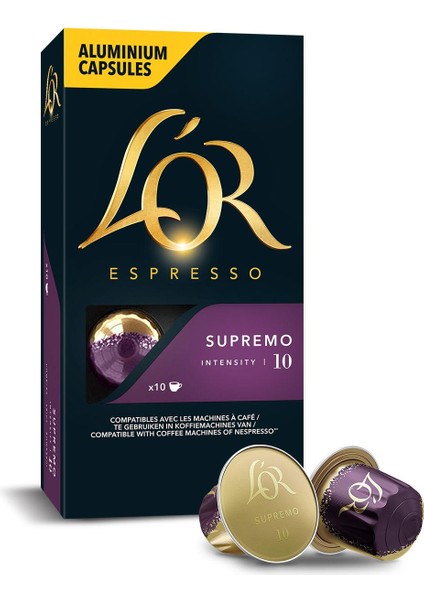 Espresso 10 Supremo x 100 Adet Kapsül