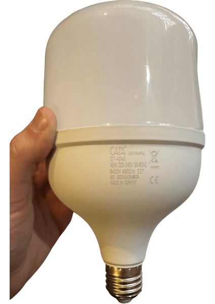 CT-4242 45W 6400K (Beyaz Işık) E27 Duylu LED Torch Ampul (4 Adet)