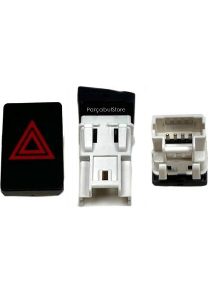 Nissan Qashqai Dörtlü Flaşör Düğmesi 2007-2013