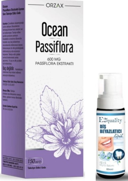 Ocean Passiflora Şurup 150 Ml - Diş Beyazlatıcı Köpük