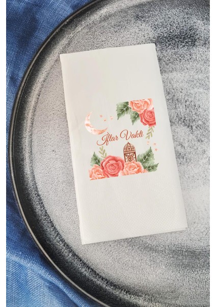 İftar Vakti Ramazan Konuşan Peçete Sunum Peçetesi