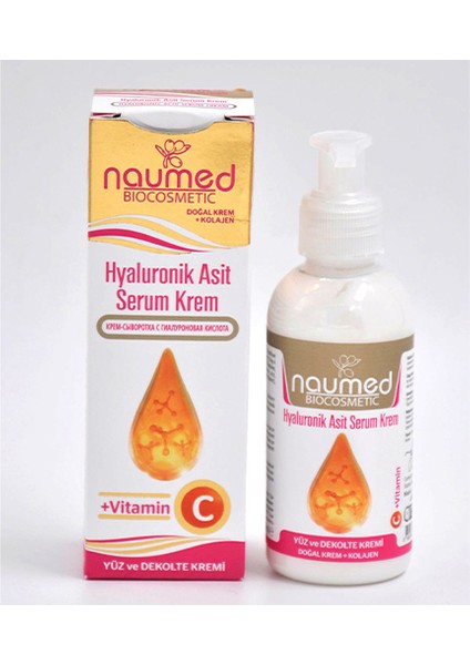 Hyaluronik Asit Yüz ve Dekolte Kremi + Kolajen Serum