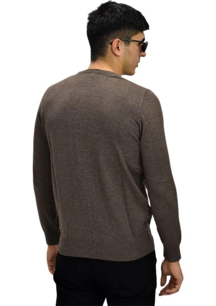Erkek Spor Düz Sıfır Yaka Kazak R22920 BGL-ST03182 fırsatları