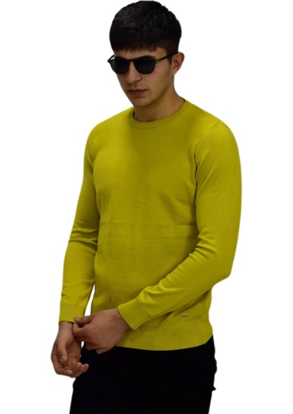 Erkek Spor Düz Sıfır Yaka Kazak R22920 BGL-ST03182 fiyatları