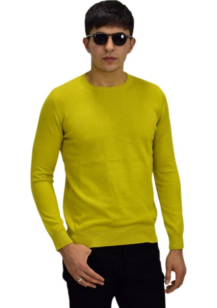 Erkek Spor Düz Sıfır Yaka Kazak R22920 BGL-ST03182 modelleri