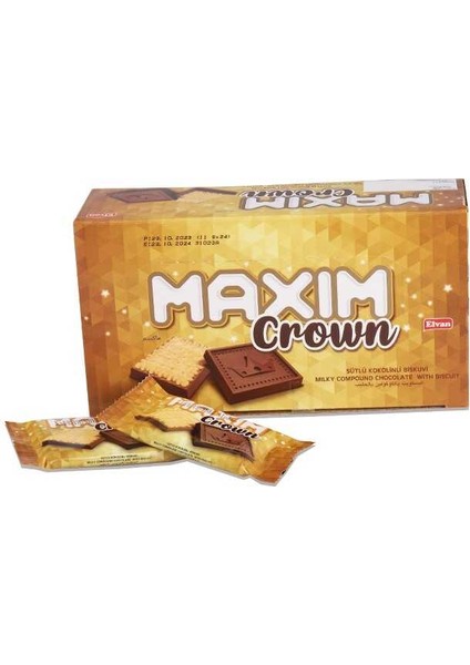 Maxım Crown Kakaolu Bisküvi 10 gr 24 Lü 6 Paket (1 Koli) modelleri