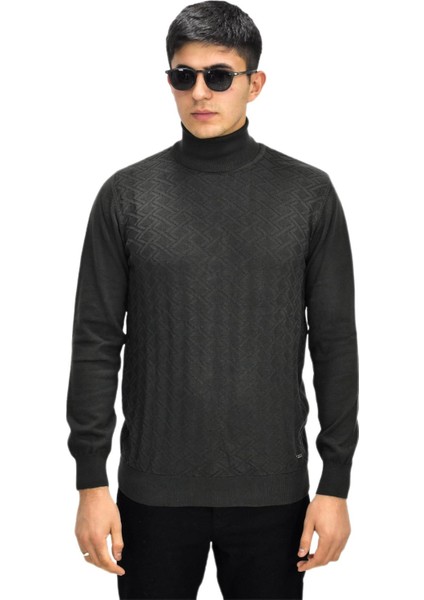 Erkek Spor Balıkçı Yaka Kazak R22507 BGL-ST03177