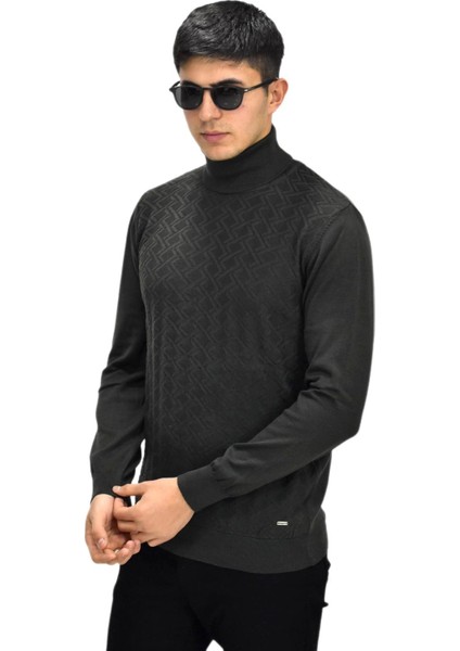 Erkek Spor Balıkçı Yaka Kazak R22507 BGL-ST03177