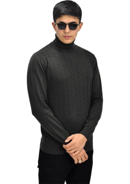 Erkek Spor Balıkçı Yaka Kazak R22507 BGL-ST03177
