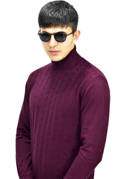 Erkek Spor Balıkçı Yaka Kazak R22507 BGL-ST03177