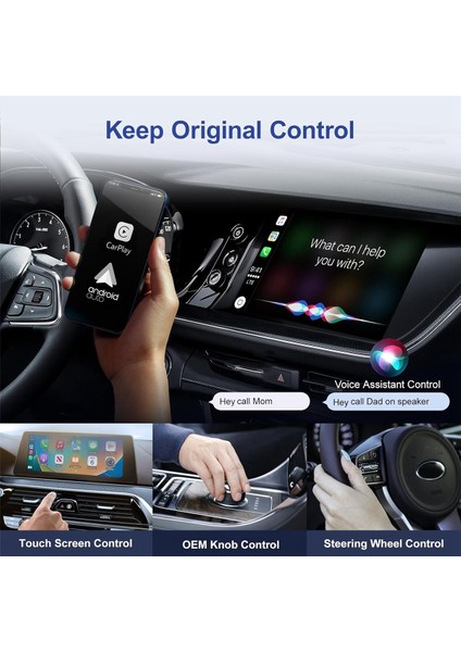 Kablosuz Carplay Adaptörü, Kablolu Carplay Için Kabloluyu Kablosuza Dönüştürün (Yurt Dışından)